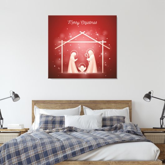 kerstcanvas afdrukken (Insitu (Slaapkamer))