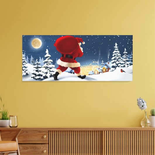 kerstcanvas afdrukken (Insitu (Woonkamer))