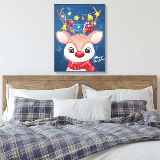 kerstcanvas afdrukken (Insitu (Slaapkamer))