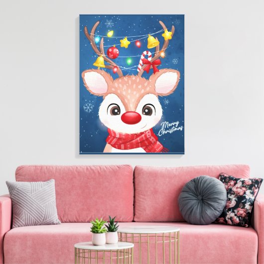 kerstcanvas afdrukken (Insitu (Woonkamer))