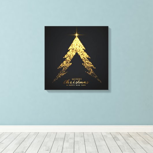 kerstcanvas afdrukken (Insitu (Houten vloer))