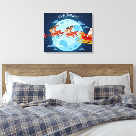 kerstcanvas afdrukken (Insitu (Slaapkamer))