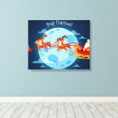 kerstcanvas afdrukken (Insitu (Houten vloer))