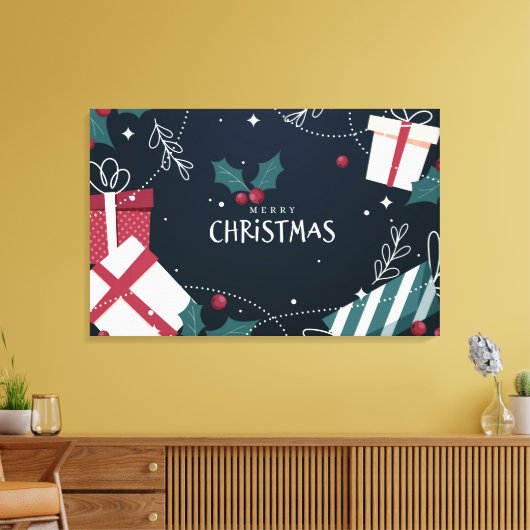 kerstcanvas afdrukken (Insitu (Woonkamer))