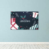 kerstcanvas afdrukken (Insitu (Houten vloer))