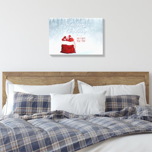 kerstcanvas afdrukken (Insitu (Slaapkamer))