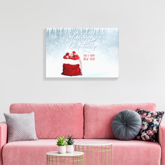 kerstcanvas afdrukken (Insitu (Woonkamer))