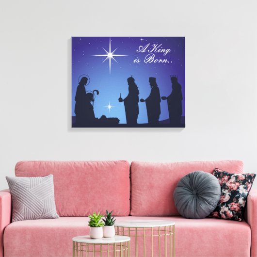 kerstcanvas afdrukken (Insitu (Woonkamer))