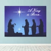 kerstcanvas afdrukken (Insitu (Houten vloer))