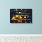 kerstcanvas canvas afdruk (Insitu (Houten vloer))