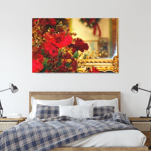 kerstcanvas canvas afdruk (Insitu (Slaapkamer))