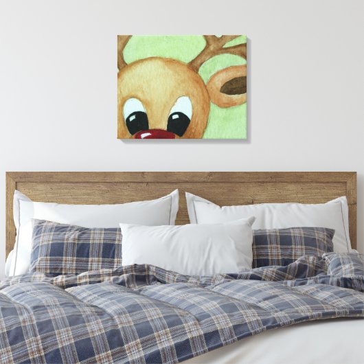 kerstcanvas canvas afdruk (Insitu (Slaapkamer))