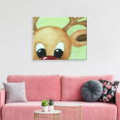 kerstcanvas canvas afdruk (Insitu (Woonkamer))