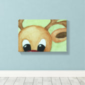 kerstcanvas canvas afdruk (Insitu (Houten vloer))