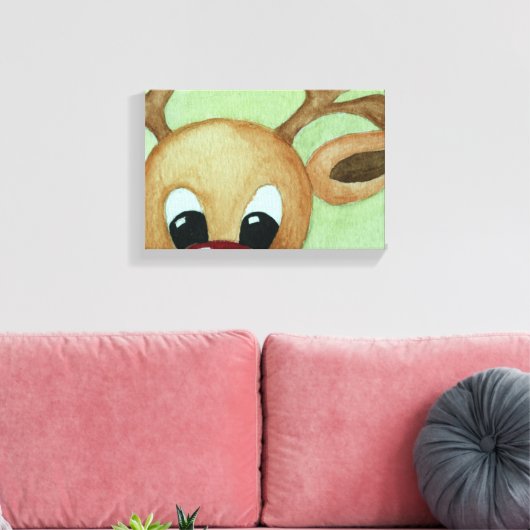 kerstcanvas canvas afdruk (Insitu (Woonkamer))