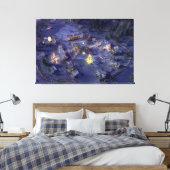 Kerstcanvas gebergte — Afdrukken (Insitu (Slaapkamer))