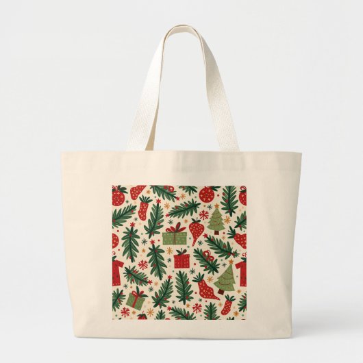 kerstCanvas tas (Voorkant)