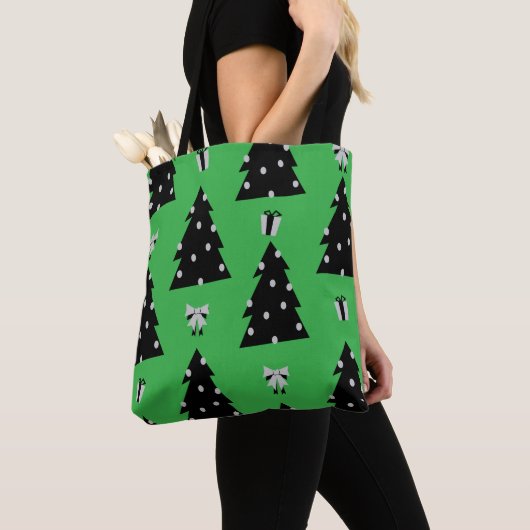 kerstCanvas tas (Dichtbij)