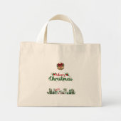 kerstCanvas tas (Voorkant)