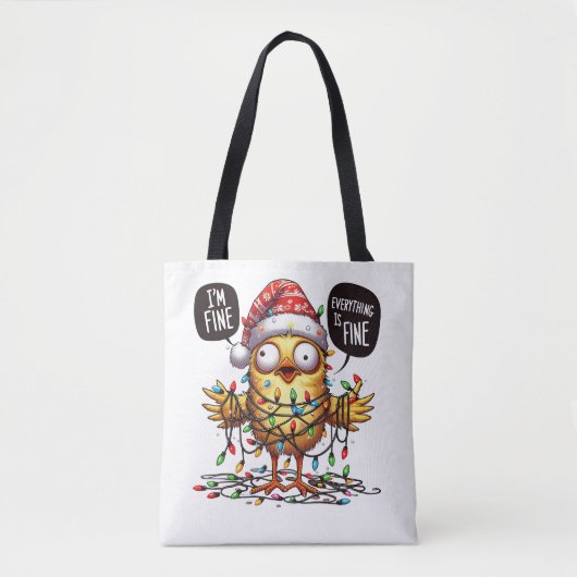kerstCanvas tas (Voorkant)