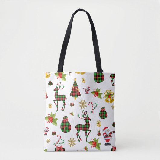 kerstCanvas tas (Voorkant)