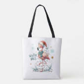 kerstCanvas tas (Achterkant)