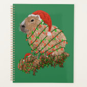 KerstCapybara Family Wrapped in Lights Planner (Voorkant)