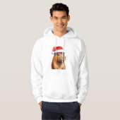 kerstcapybara hoodie (Voorkant volledig)