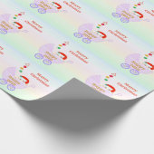 Kerstcarol Baby Cadeaupapier (Hoek)