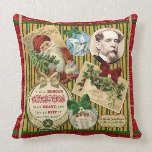 Kerstcarol Charles Dickens Traditionele speldensch Kussen