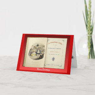 Kerstcarol, Frontispiece uit de eerste editie Feestdagen Kaart