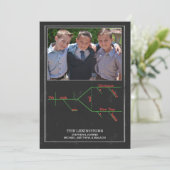 Kerstcarol Grammar Diagram Holiday Feestdagenkaart (Staand voorkant)