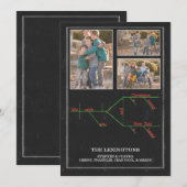 Kerstcarol Grammar Diagram Holiday Feestdagenkaart (Voorkant / Achterkant)