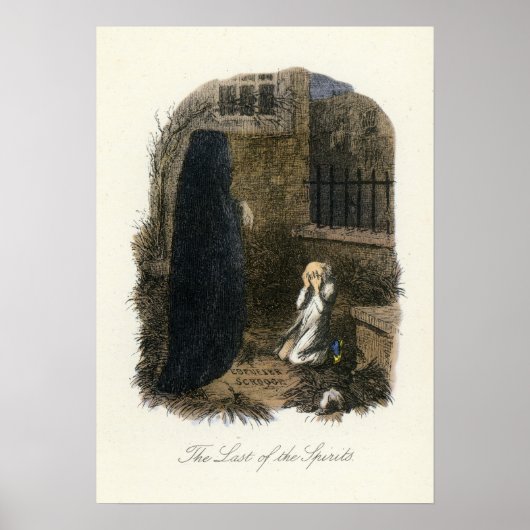 Kerstcarol - Kerstmis nog te verwachten Poster (Voorkant)