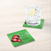 Kerstcarol Lyrics Lang geleden Kartonnen Onderzetters (Insitu)