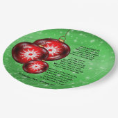 Kerstcarol Lyrics Once Royal Davids City - 9" Papieren Bordje (Gekanteld)