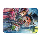 kerstcarol magneet (Horizontaal)