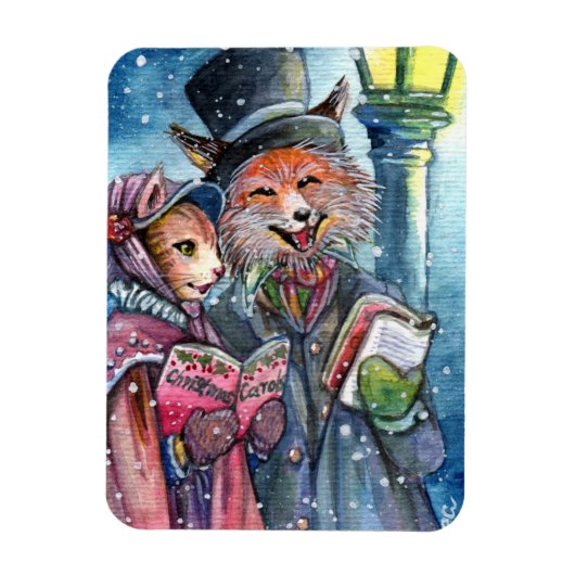 kerstcarol magneet (Verticaal)