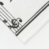 Kerstcarol — Muziek Fleece Deken (Hoek)