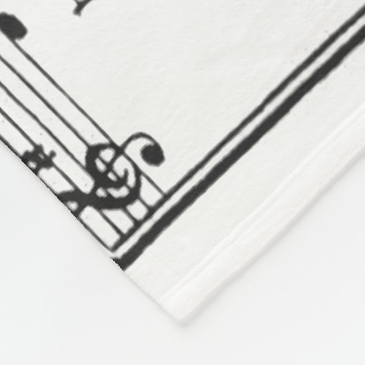 Kerstcarol — Muziek Fleece Deken (Hoek)