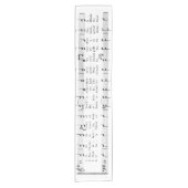 Kerstcarol — Muziek Korte Tafelloper (Voorkant)