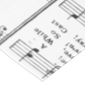 Kerstcarol — Muziek Tafelkleed (Gekanteld)