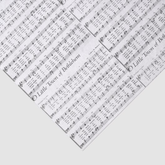 Kerstcarol — Muziek Tissuepapier (Detail)