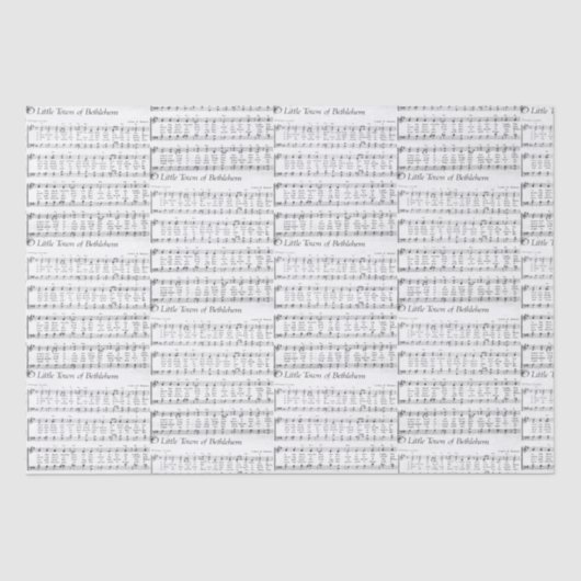 Kerstcarol — Muziek Tissuepapier (Voorkant)