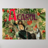Kerstcarol Scrooge Holiday Art Afdrukken Poster (Voorkant)