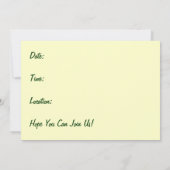 KerstCarol Singco: Vogel, Holly, Berries Kaart (Achterkant)