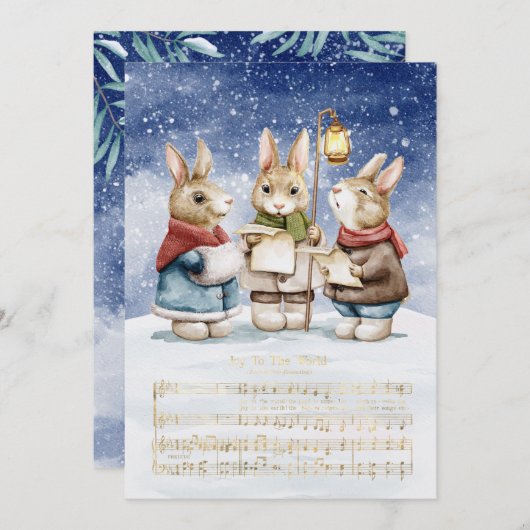 KerstCarol Singing Bunnies | Vrede voor de wereld (Voorkant / Achterkant)