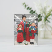 KerstCaroler Decoration Briefkaart (Staand voorkant)