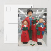 KerstCaroler Decoration Briefkaart (Voorkant / Achterkant)