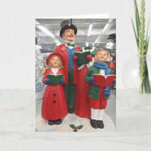 KerstCaroler Decoration Kaart